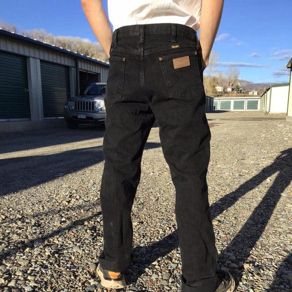 black wrangler jeans